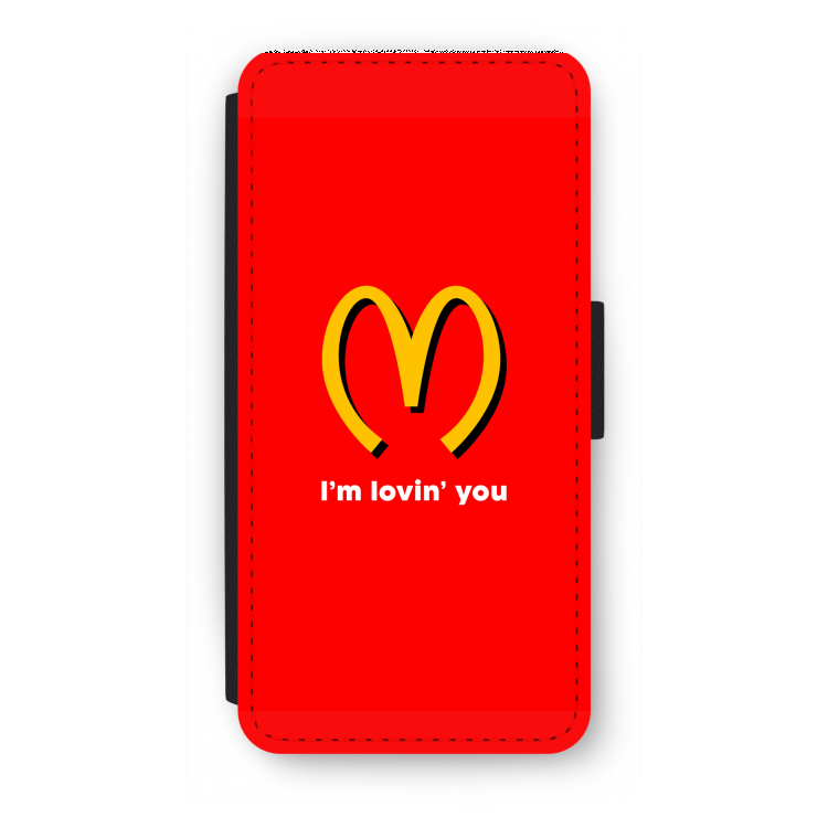I'm lovin' you: iPhone 7 Flip Hoesje
