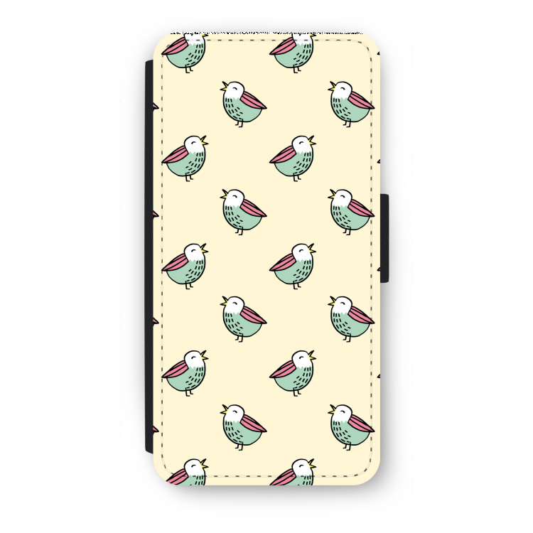 Vogeltjes: iPhone 7 Flip Hoesje