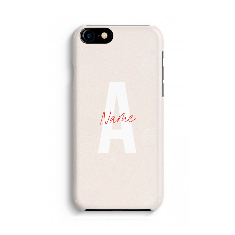 Strawberry Milkshake: Volledig Geprint iPhone 7 Hoesje
