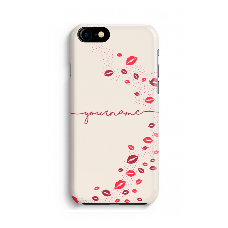 Kusjes: Volledig Geprint iPhone 7 Hoesje