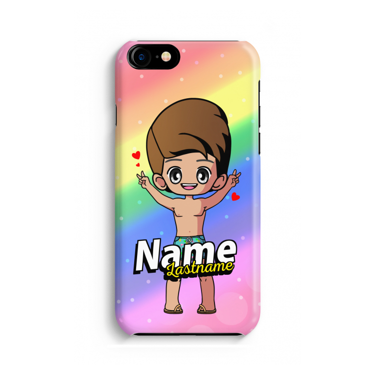 Chibi Maker man: Volledig Geprint iPhone 7 Hoesje