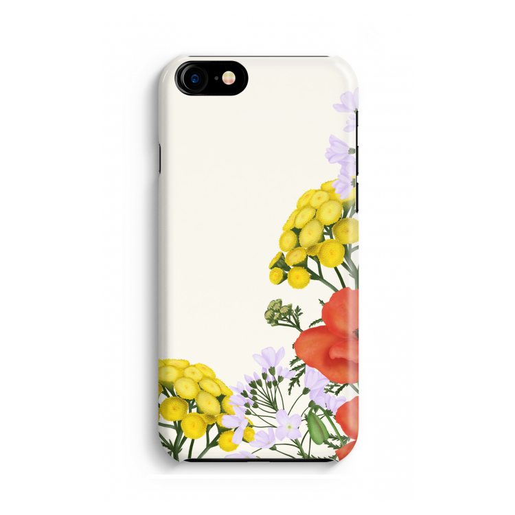 Wilde bloemen: Volledig Geprint iPhone 7 Hoesje