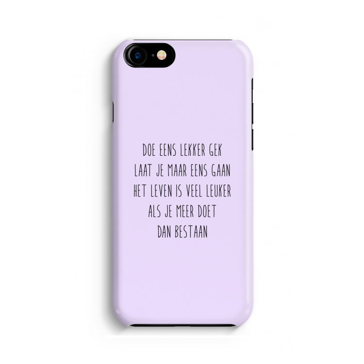 Gek: Volledig Geprint iPhone 7 Hoesje