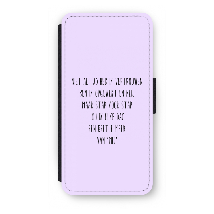 Zelfvertrouwen: iPhone 7 Flip Hoesje