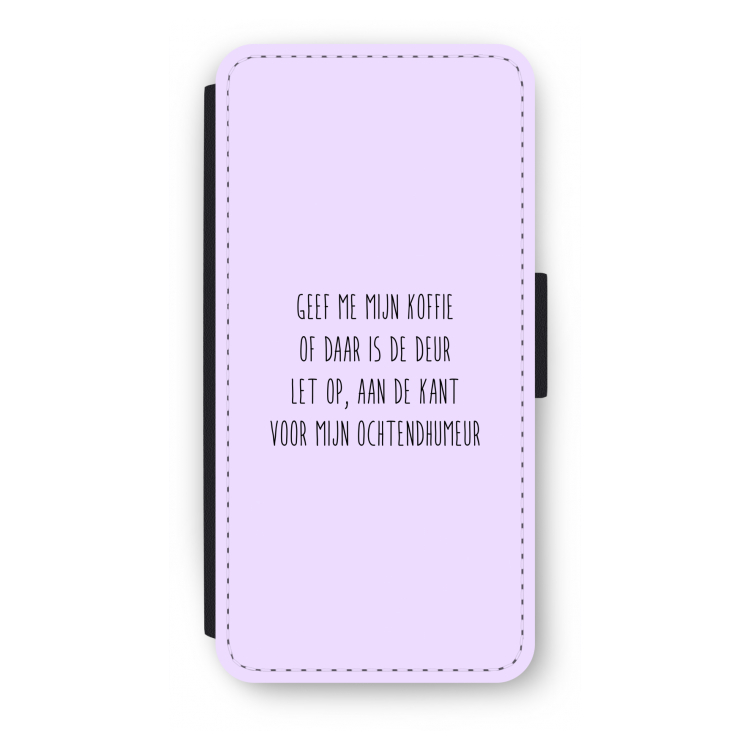 Ochtendhumeur: iPhone 7 Flip Hoesje