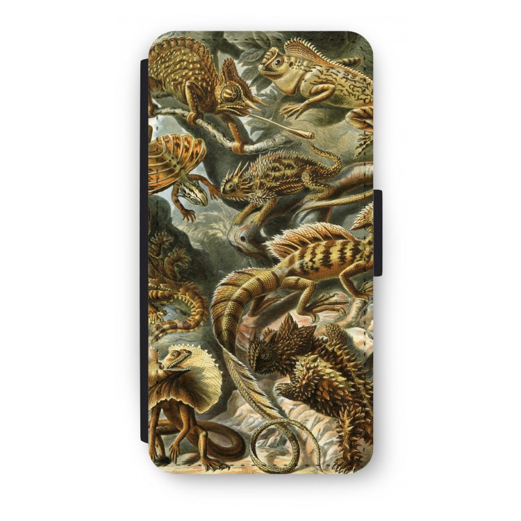 Haeckel Lacertilia: iPhone 7 Plus Flip Hoesje