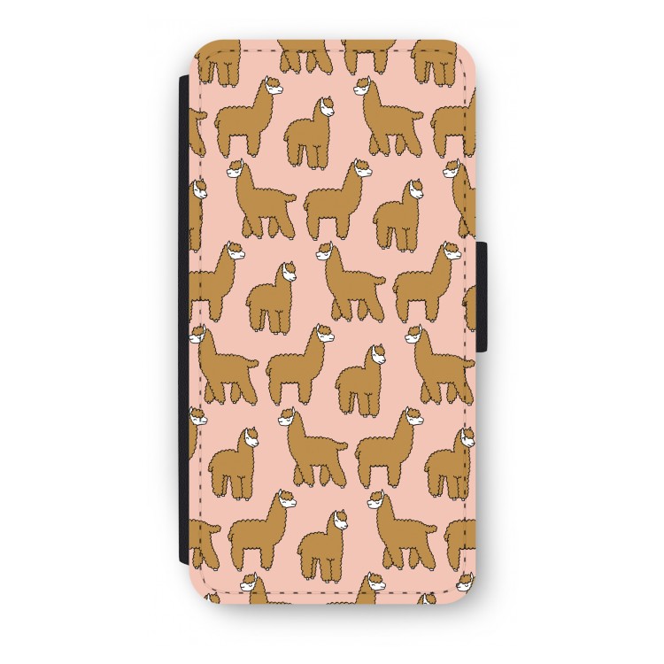 Alpacas: iPhone 7 Plus Flip Hoesje