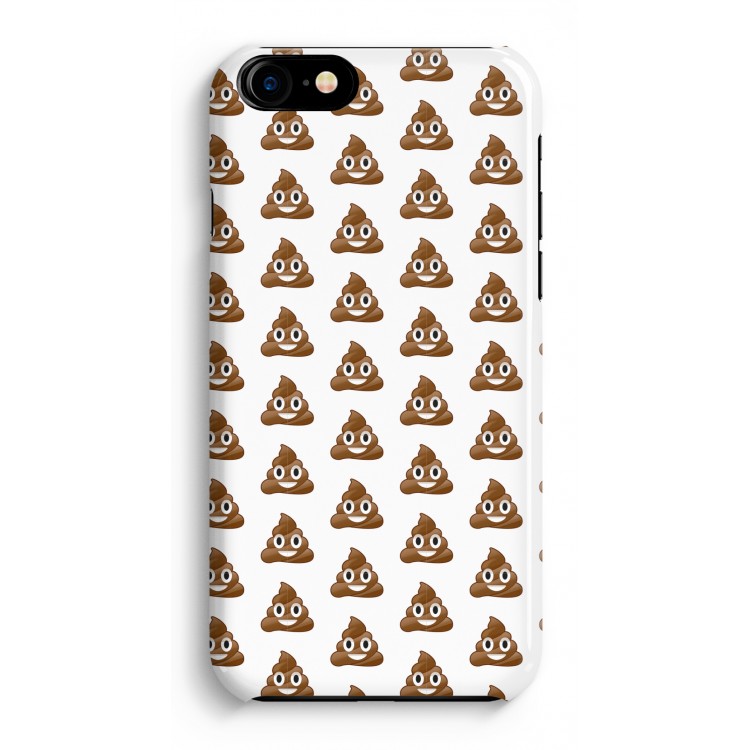 Poop emoji: Volledig Geprint iPhone 7 Plus Hoesje