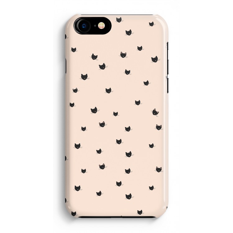 Kleine kattenkopjes: Volledig Geprint iPhone 7 Plus Hoesje