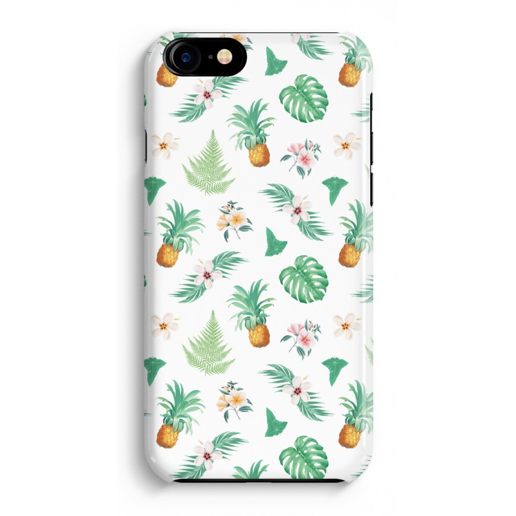Ananas bladeren: Volledig Geprint iPhone 7 Plus Hoesje