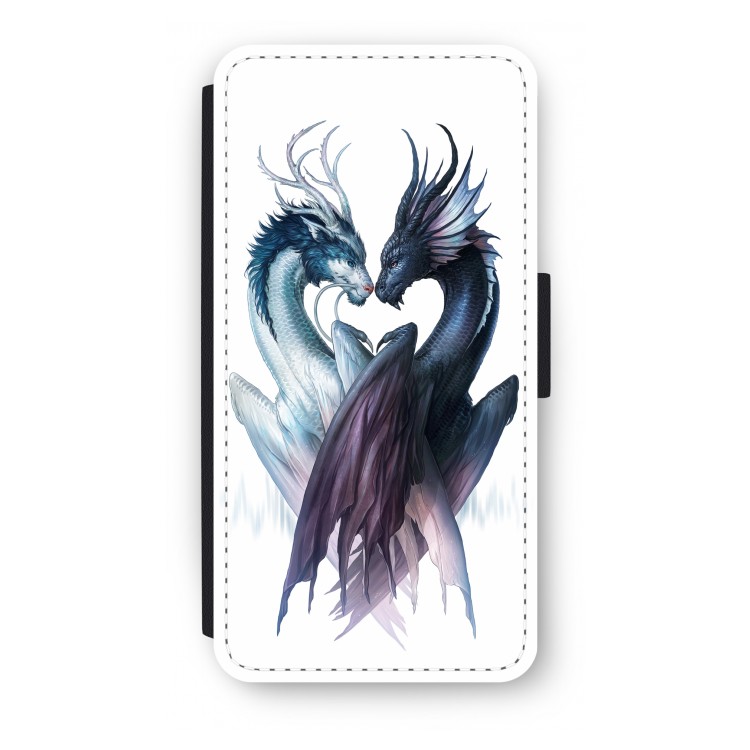 Yin Yang Dragons: iPhone 7 Plus Flip Hoesje