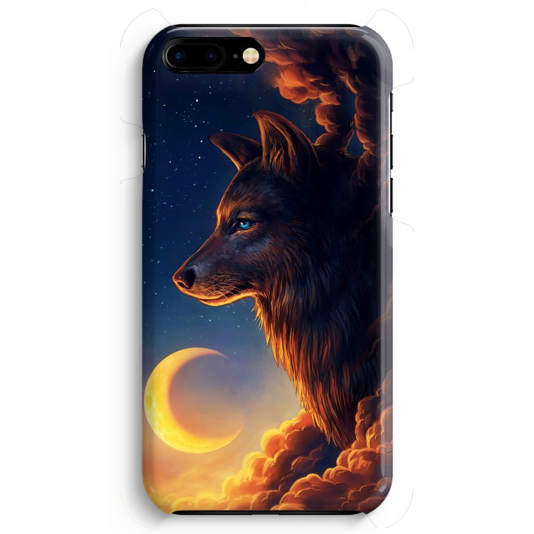 Night Guardian: Volledig Geprint iPhone 7 Plus Hoesje