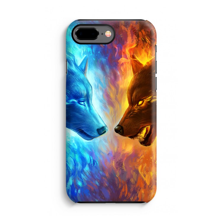 Fire & Ice: iPhone 7 Plus Tough Case