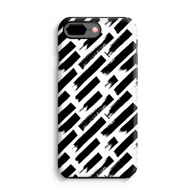 Zwarte vegen: iPhone 7 Plus Tough Case