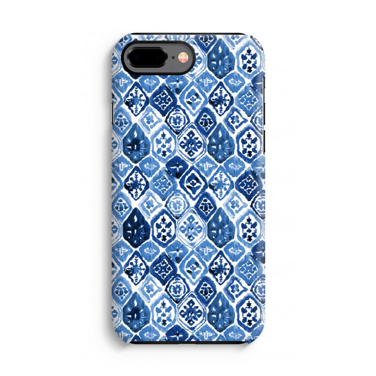 Blauw motief: iPhone 7 Plus Tough Case