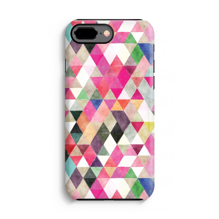 Gekleurde driehoekjes: iPhone 7 Plus Tough Case