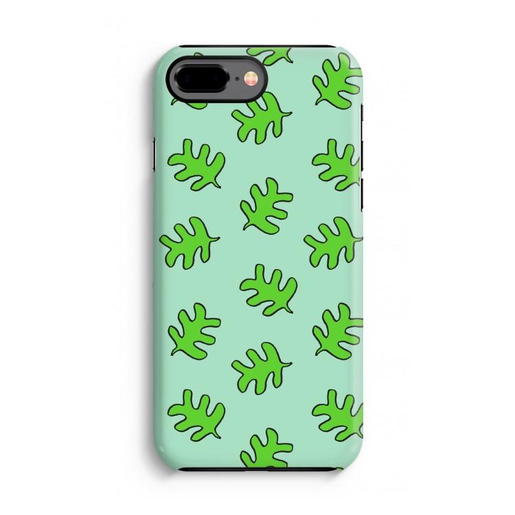 Groene blaadjes: iPhone 7 Plus Tough Case