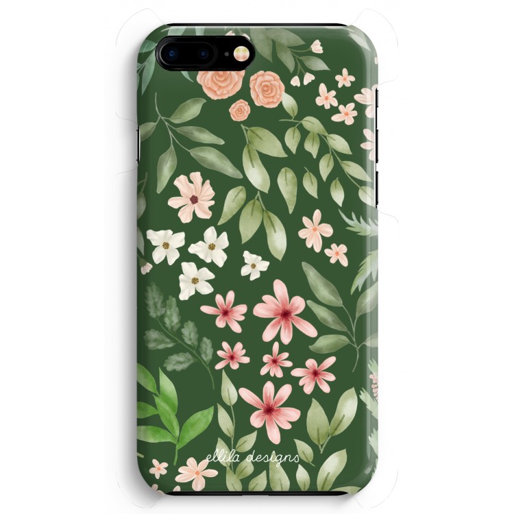 CaseCompany Botanical green sweet flower heaven: Volledig Geprint iPhone 7 Plus Hoesje