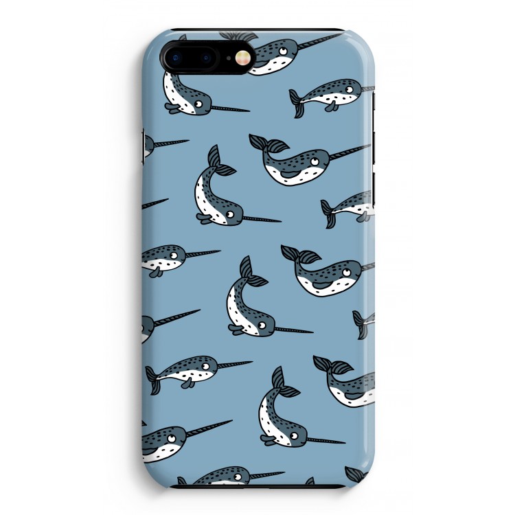Narwhal: Volledig Geprint iPhone 7 Plus Hoesje