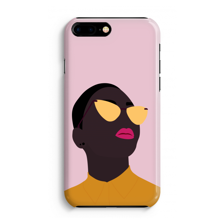 Yellow glasses: Volledig Geprint iPhone 7 Plus Hoesje
