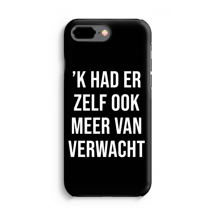 Meer verwacht - Zwart: iPhone 7 Plus Tough Case