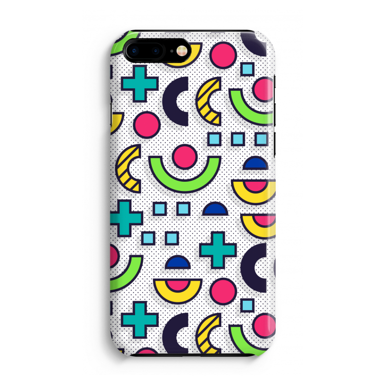 8-bit N°6: Volledig Geprint iPhone 7 Plus Hoesje