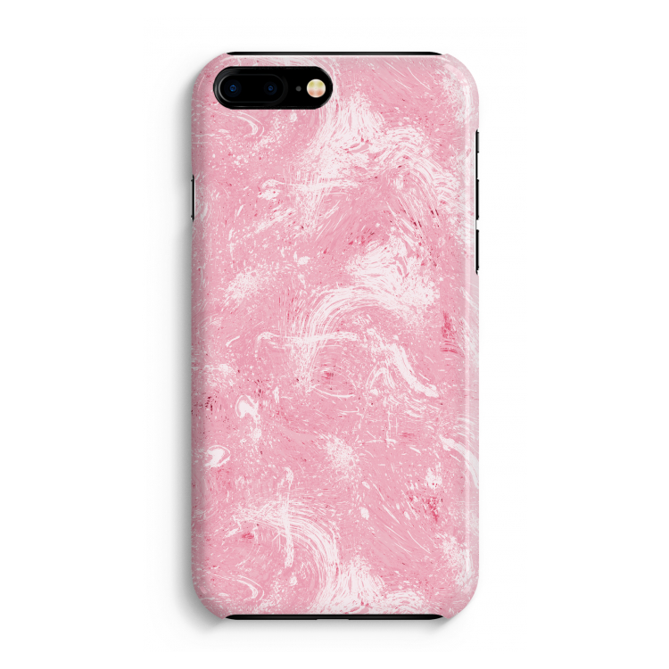 Abstract Painting Pink: Volledig Geprint iPhone 7 Plus Hoesje