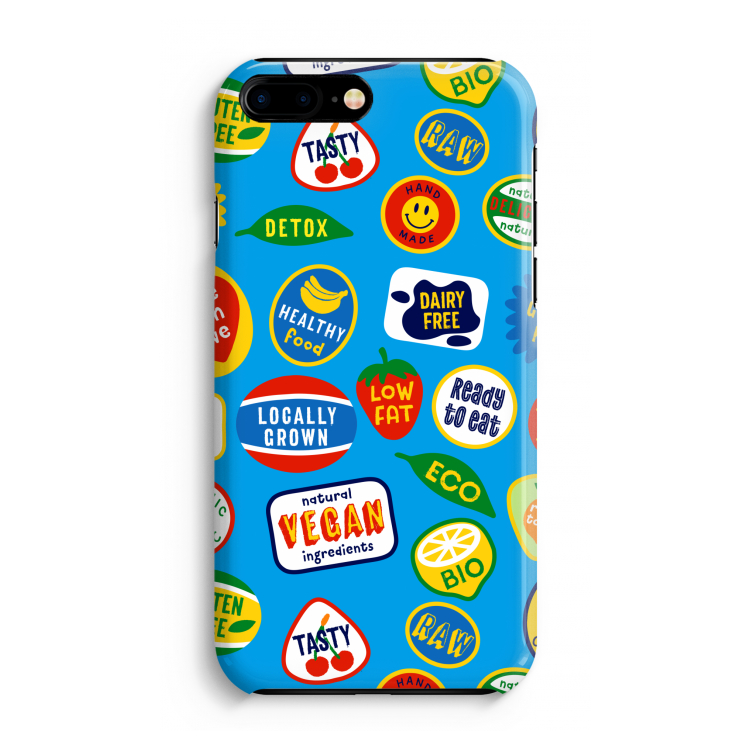 Fruitsticker: Volledig Geprint iPhone 7 Plus Hoesje