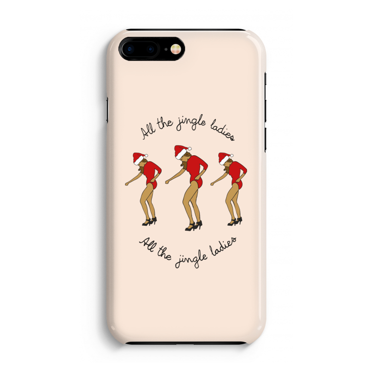Jingle Ladies: Volledig Geprint iPhone 7 Plus Hoesje