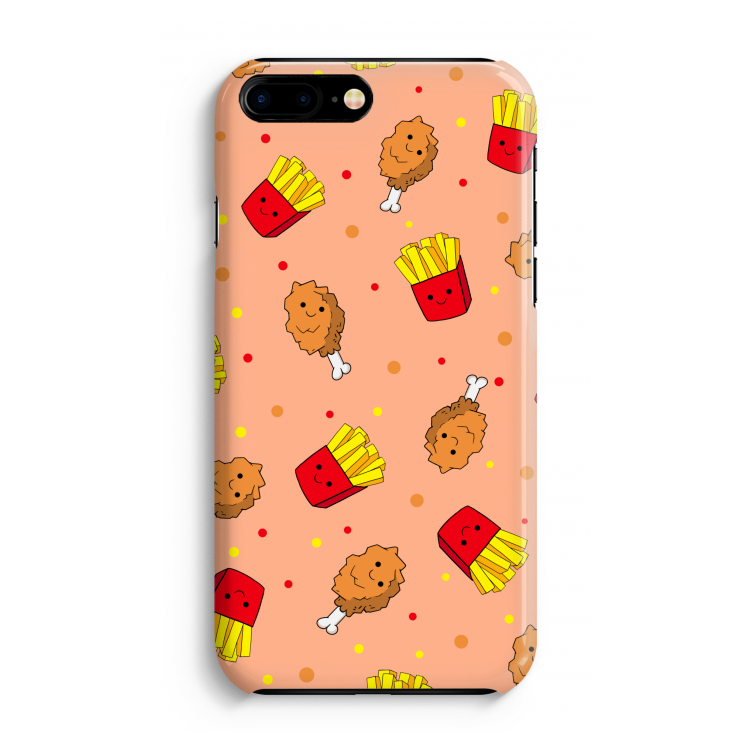 Chicken 'n Fries: Volledig Geprint iPhone 7 Plus Hoesje
