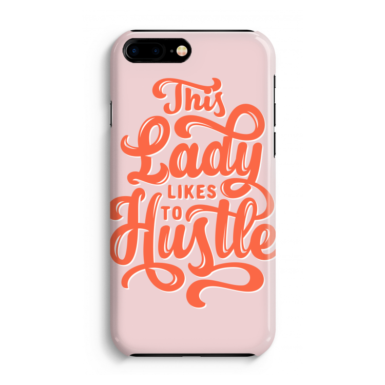 Hustle Lady: Volledig Geprint iPhone 7 Plus Hoesje