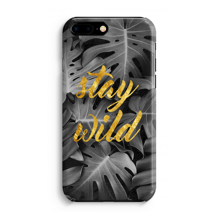 Stay wild: Volledig Geprint iPhone 7 Plus Hoesje