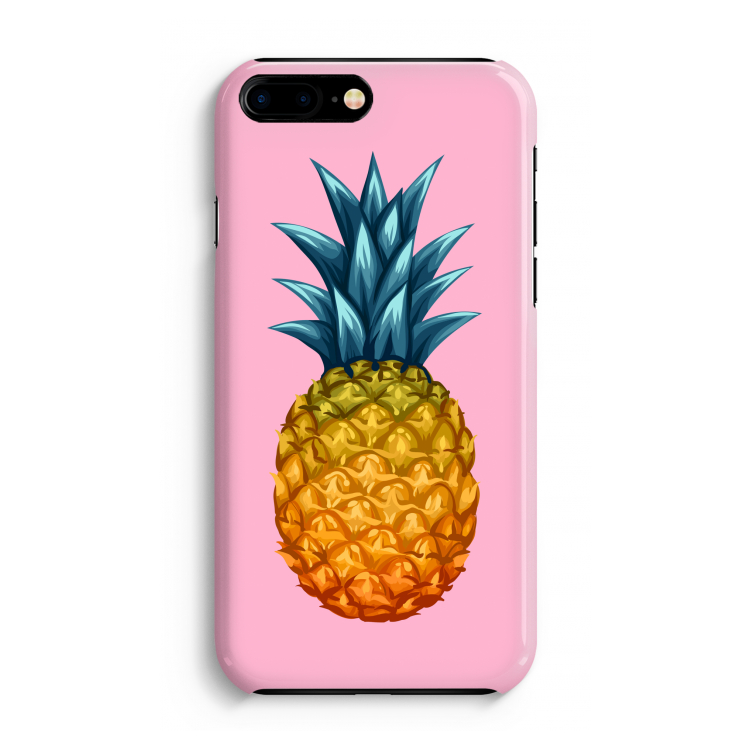 Grote ananas: Volledig Geprint iPhone 7 Plus Hoesje