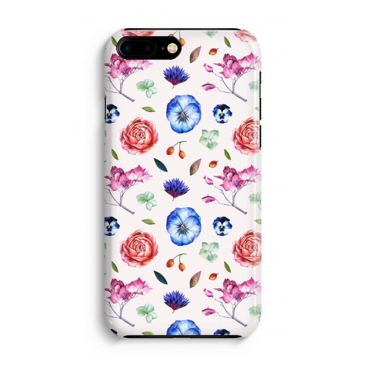 Bloemetjes: Volledig Geprint iPhone 7 Plus Hoesje