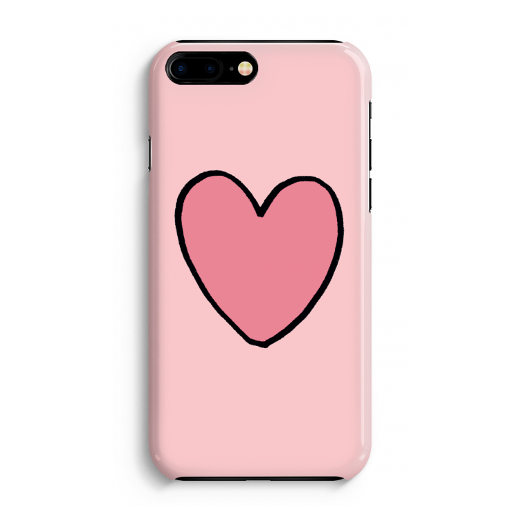 Hartje: Volledig Geprint iPhone 7 Plus Hoesje