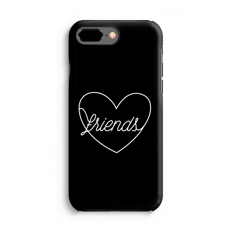 Friends heart black: iPhone 7 Plus Tough Case