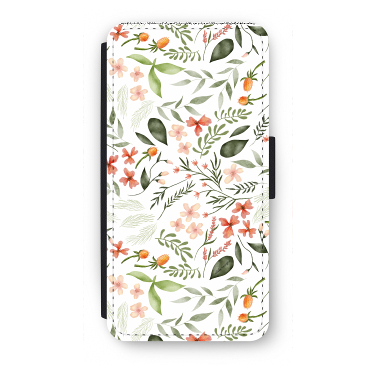 Sweet little flowers: iPhone 7 Plus Flip Hoesje