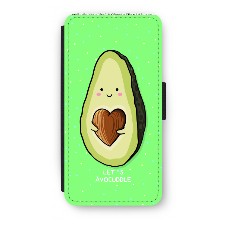 Avocuddle: iPhone 7 Plus Flip Hoesje