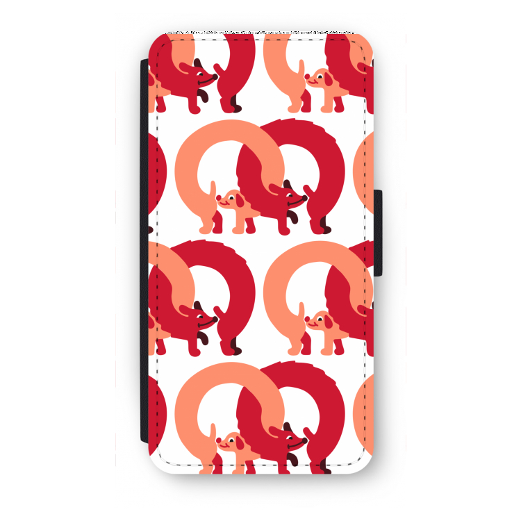 Dogs: iPhone 7 Plus Flip Hoesje
