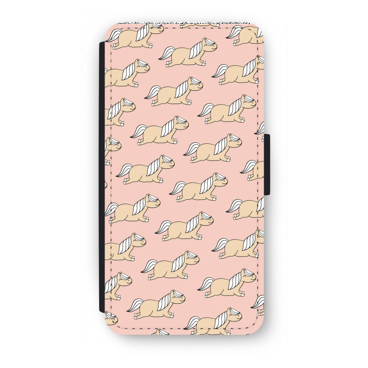 Ponys: iPhone 7 Plus Flip Hoesje