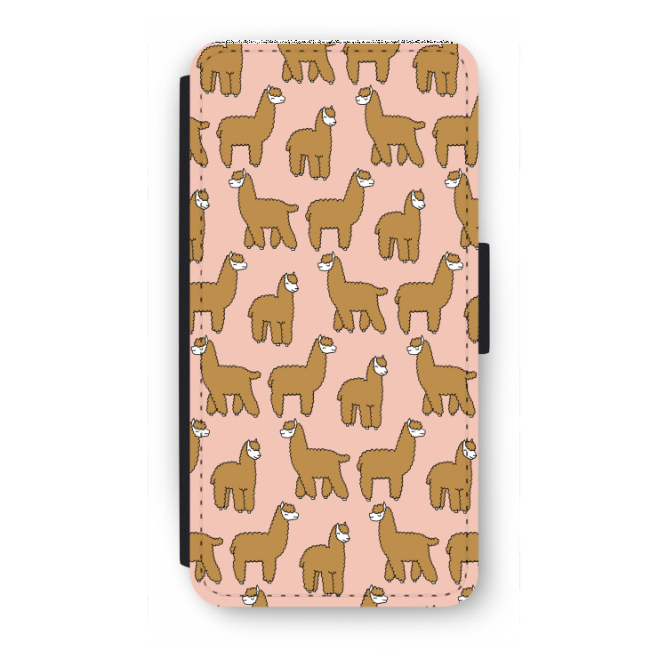Alpacas: iPhone 7 Plus Flip Hoesje