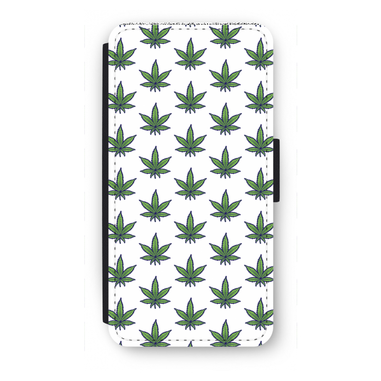 Weed: iPhone 7 Plus Flip Hoesje