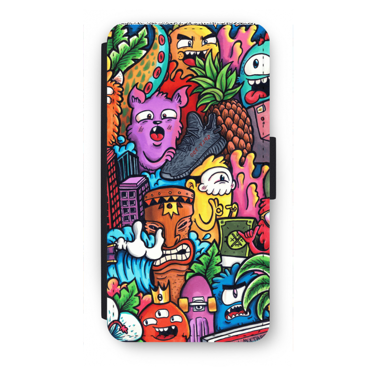 Vexx Mixtape: iPhone 7 Plus Flip Hoesje