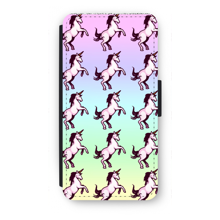 Musketon Unicorn: iPhone 7 Plus Flip Hoesje