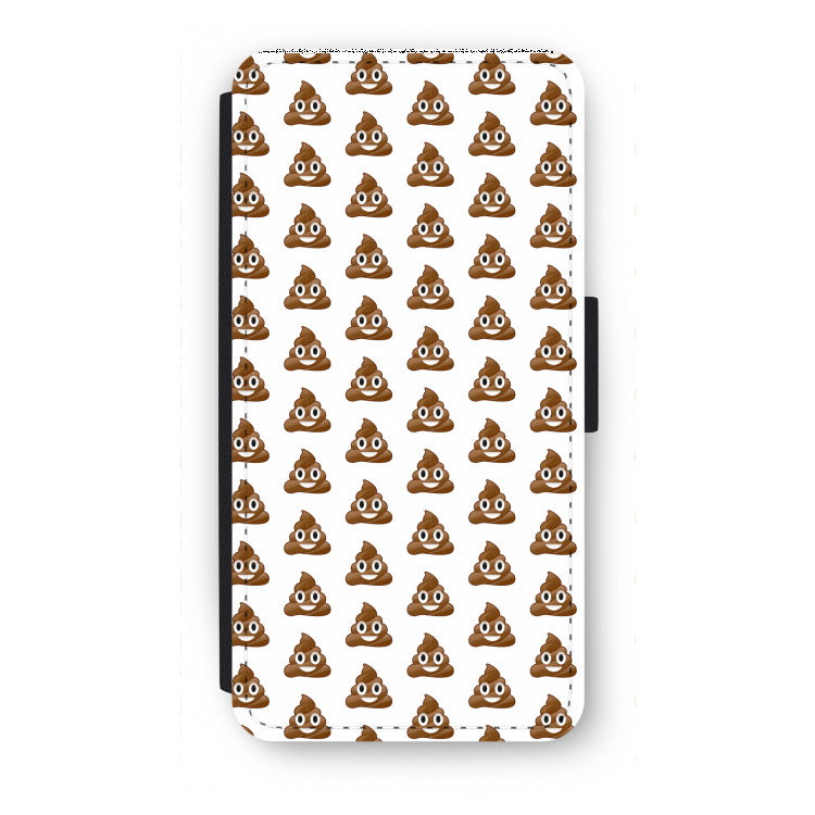 Poop emoji: iPhone 7 Plus Flip Hoesje