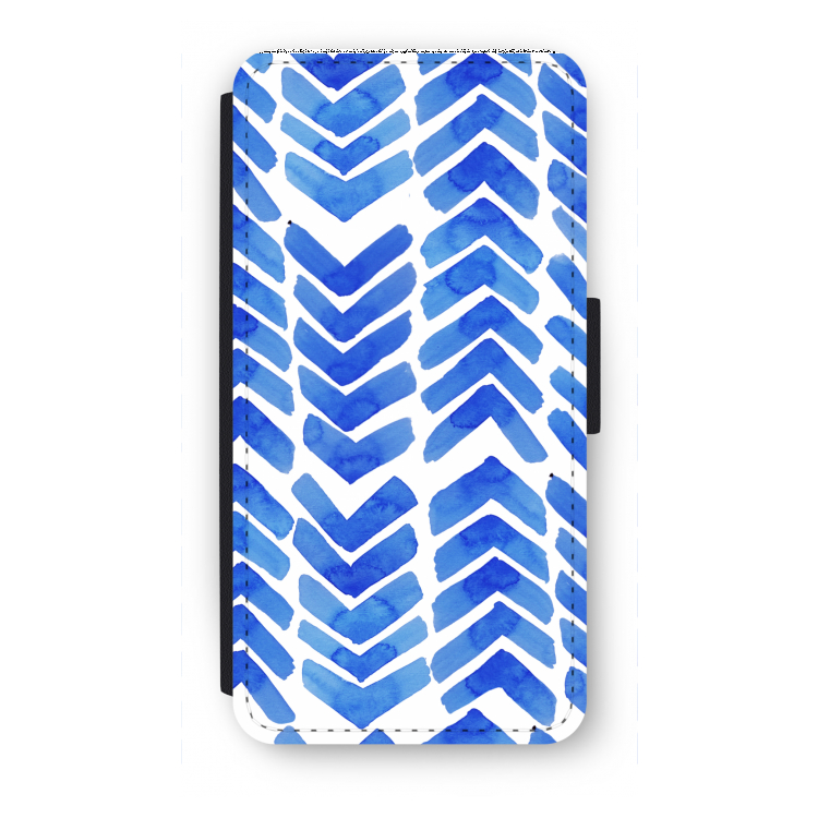 Blauwe pijlen: iPhone 7 Plus Flip Hoesje