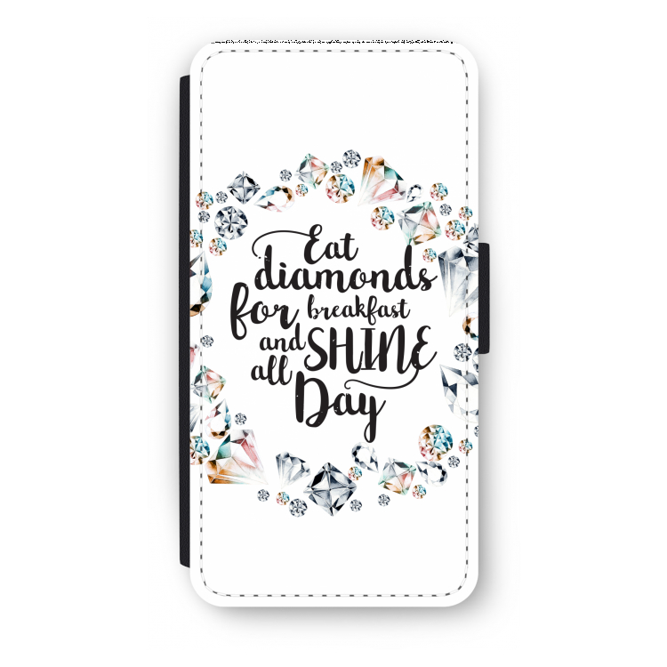 Diamonds: iPhone 7 Plus Flip Hoesje