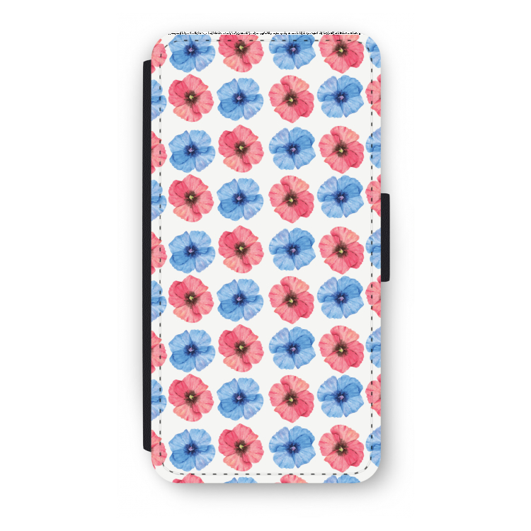 Klaproosjes: iPhone 7 Plus Flip Hoesje