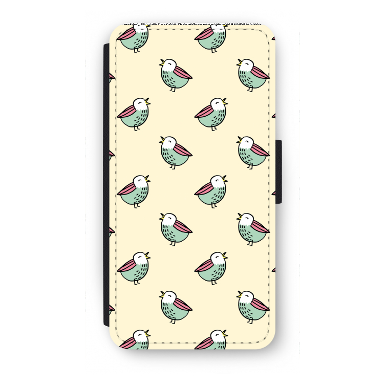 Vogeltjes: iPhone 7 Plus Flip Hoesje