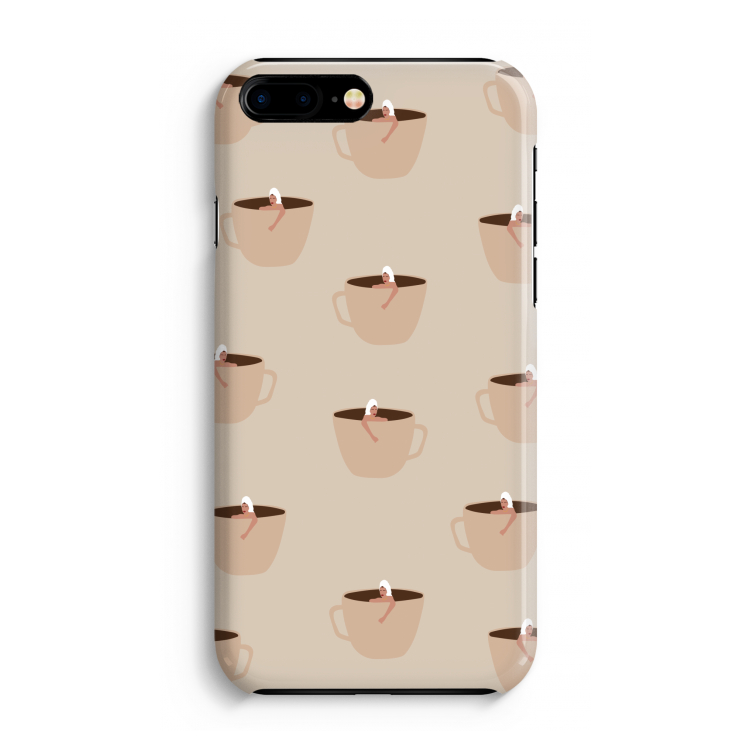 Morning coffee: Volledig Geprint iPhone 7 Plus Hoesje